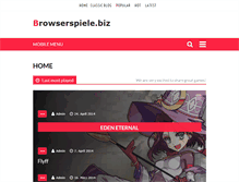 Tablet Screenshot of browserspiele.biz